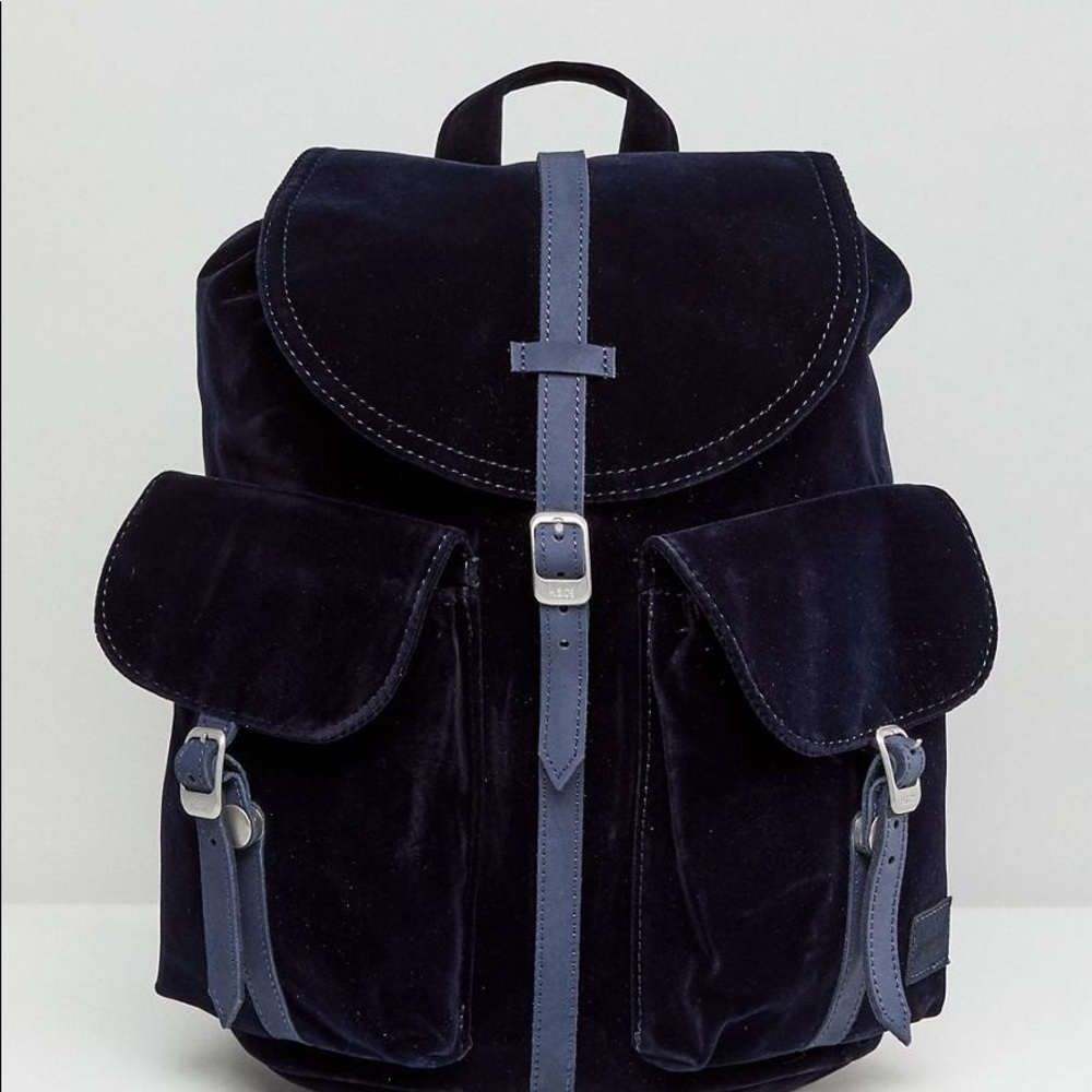 Herschel Dawson velvet backpack
